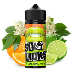 Six Licks 120ml - Elderpower - Bristol Vape Co