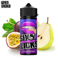 Six Licks 120ml - Passion8 - Bristol Vape Co