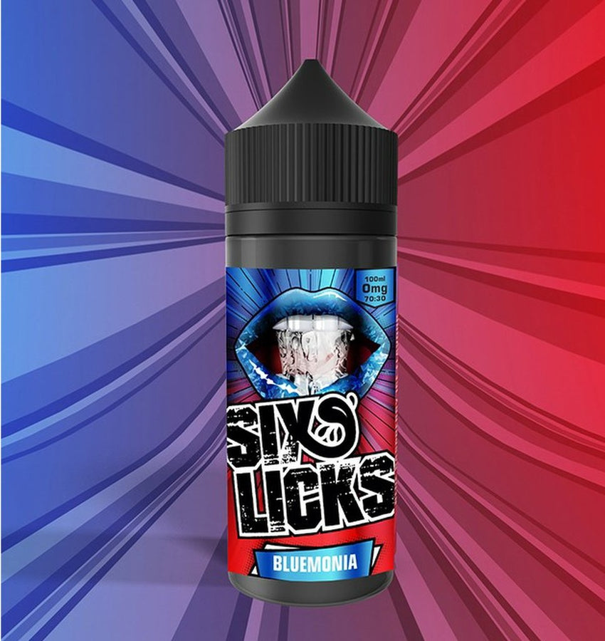 Six Licks 120ml - Bluemonia - Bristol Vape Co