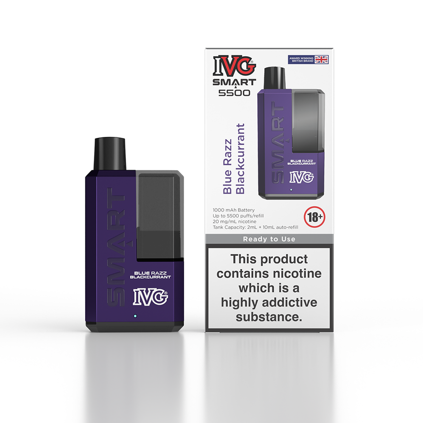 IVG Smart 5500 - Blue Razz Blackcurrant