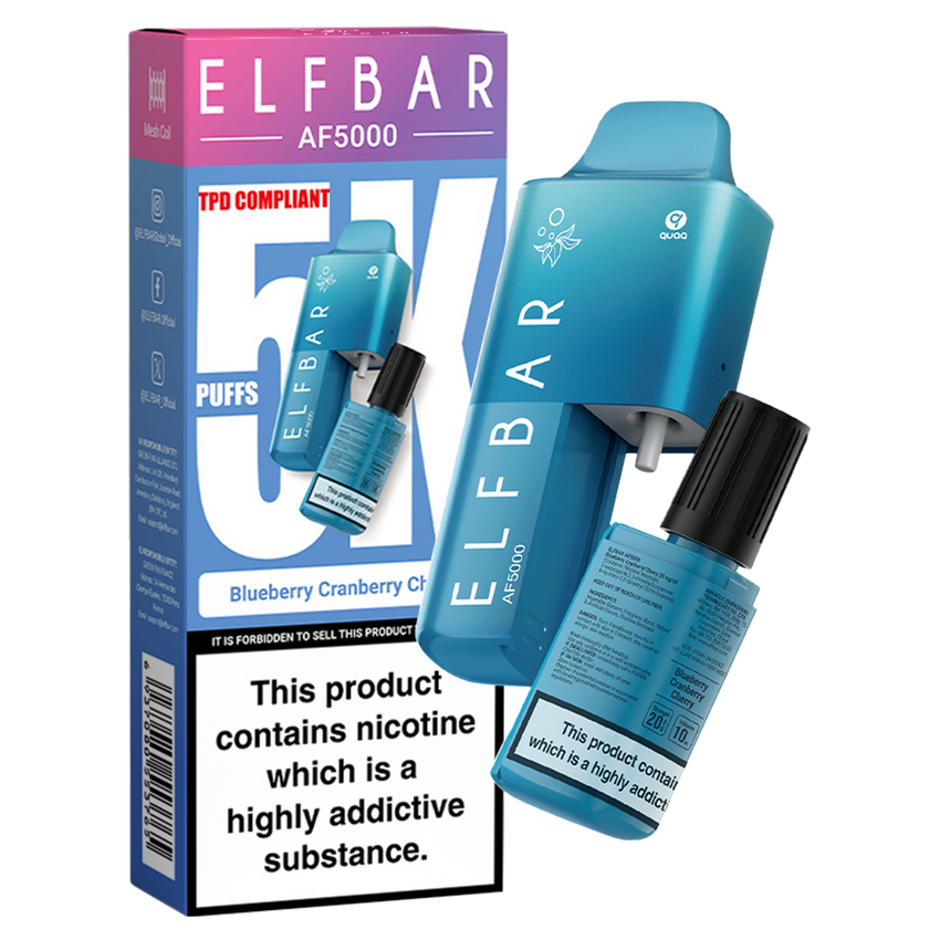 Elf Bar AF5000 - Blueberry Cranberry Cherry