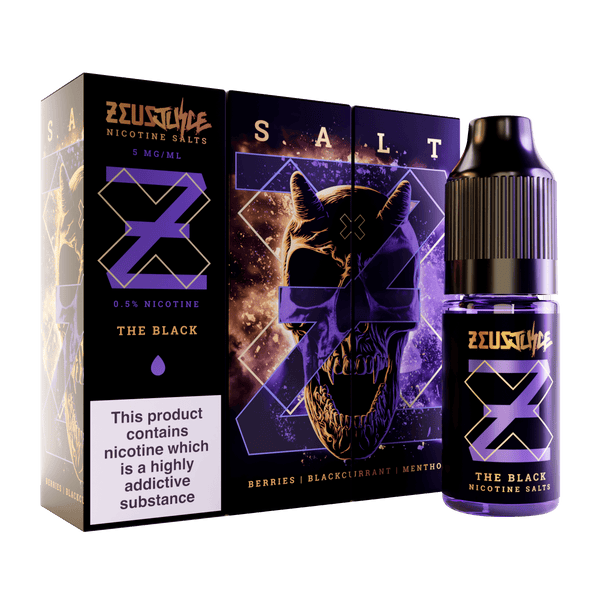 Zeus Juice Nic. Salt - The Black - Bristol Vape Co