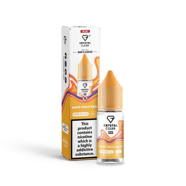 Crystal Clear - White Peach Razz - Bristol Vape Co