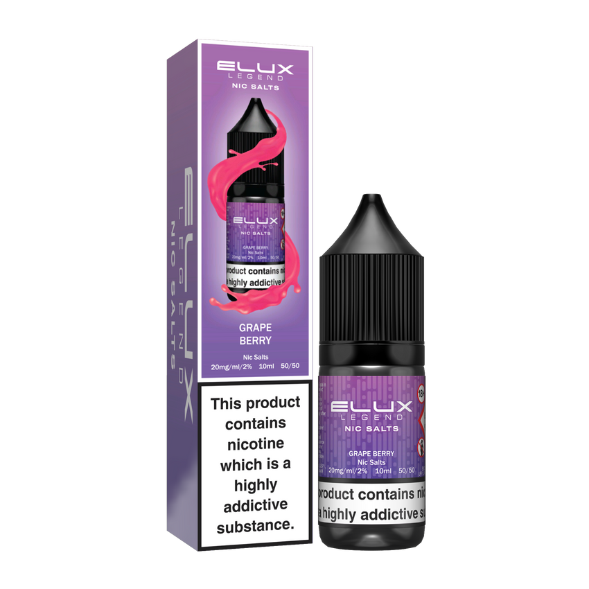 ELUX Legend Salts - Grape Berry - Bristol Vape Co