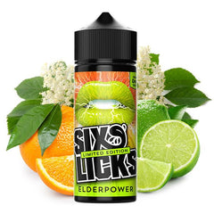 Six Licks Elderpower 120ml Shortfill