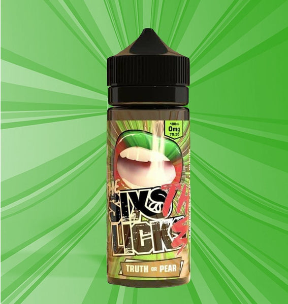 Six Licks Truth or pear 120ml shortfill