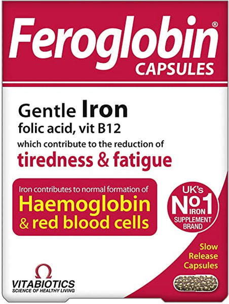 Vitabiotics - Feroglobin Iron (30 Caps)