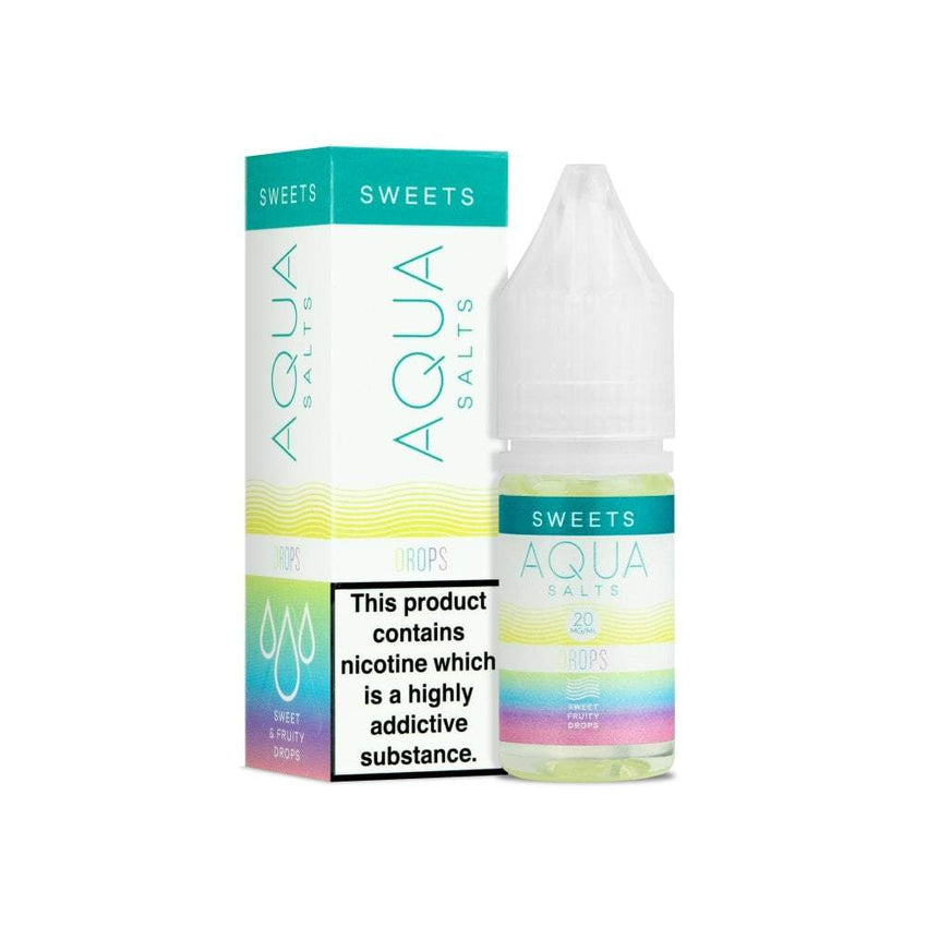 Aqua Nicotine Salt - Rainbow Drops 10ml Bottle