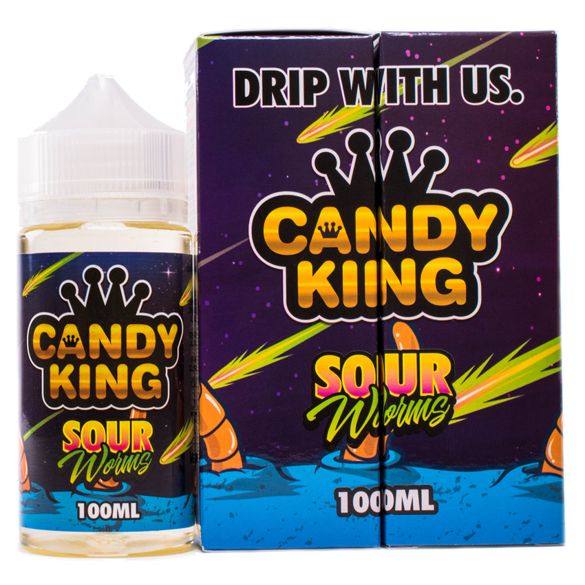 Candy King 120ml Sour Worms Shortfill