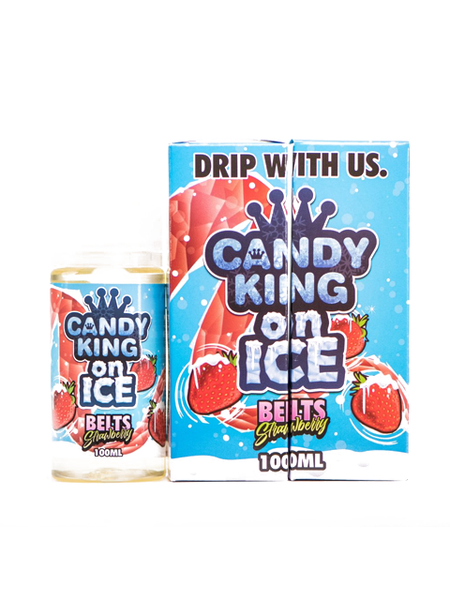 Candy King 120ml Strawberry Belts on ice 