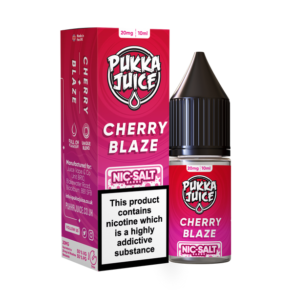 Pukka Juice Nic. Salt - Cherry Blaze - Latchford Vape