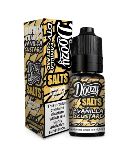 Doozy Nicotine Salt - Vanilla Custard 10ml Bottle