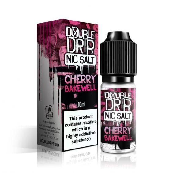 Double Drip Nicotine Salt - Cherry Bakewell 10ml Bottle