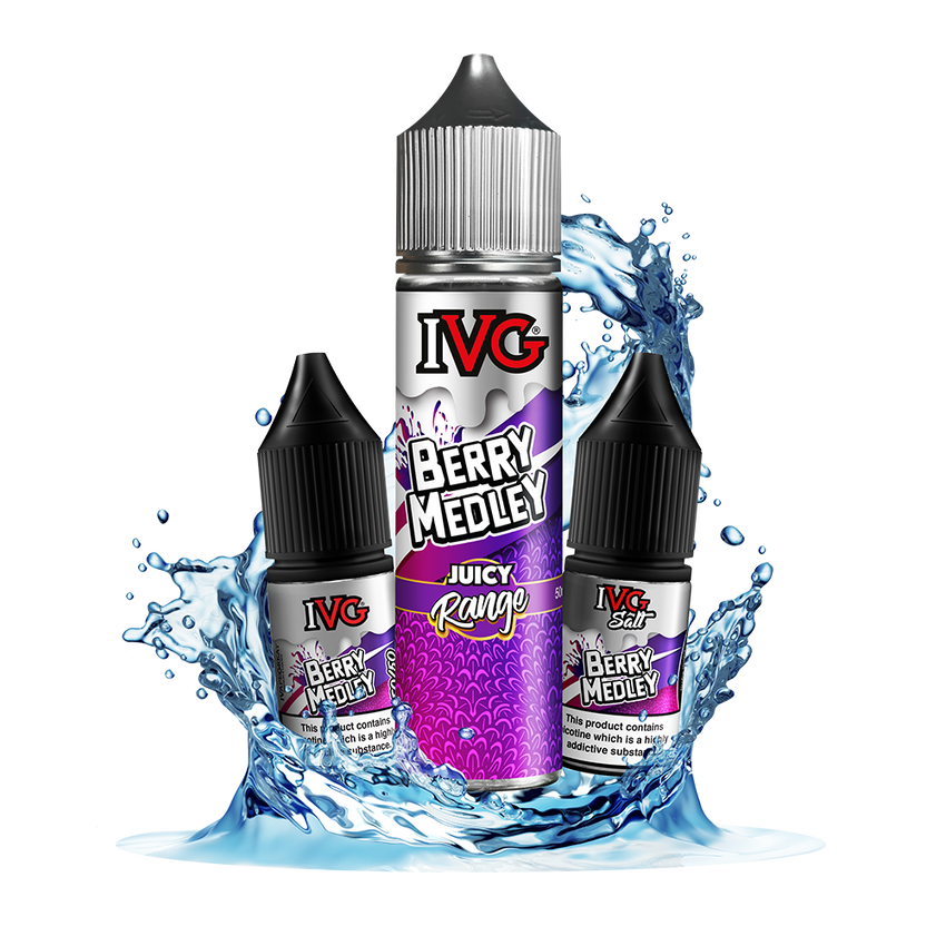 IVG 60ml Shortfill Berry Medley Vape E-Liquid