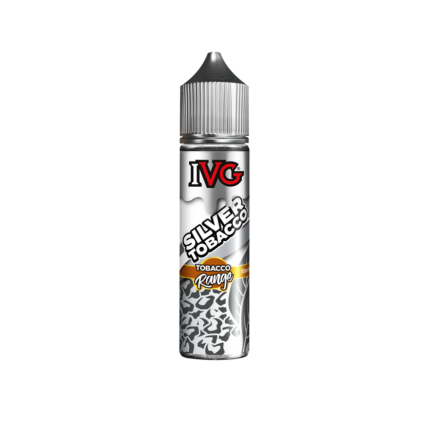 Ivg 60ml Shortfill Silver Tobacco Vape Liquid