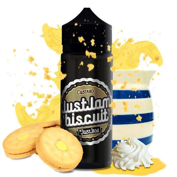 Just Jam Biscuit 120ml - Vanilla Custard Vape E-LIquid
