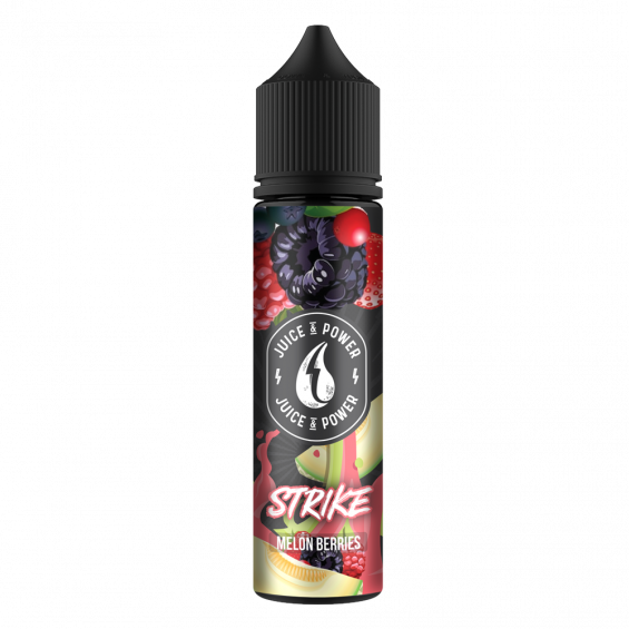 Buy Juice & Power 60ml - Strike Melon Berries Vape Liquid | Latchford Vape