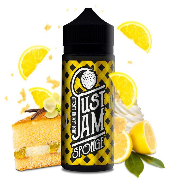 Just Jam Sponge 120ml Shortfill - Lemon Vape E-Liquid
