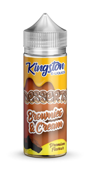 Kingston 120ml Shortfill Brownies and Cream Vape E-Liquid
