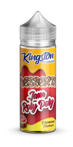 Kingston 120ml Shortfill Jam Roly Poly Vape E-Liquid