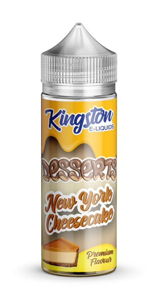 Kingston 120ml Shortfill New York Cheesecake Vape E-Liquid