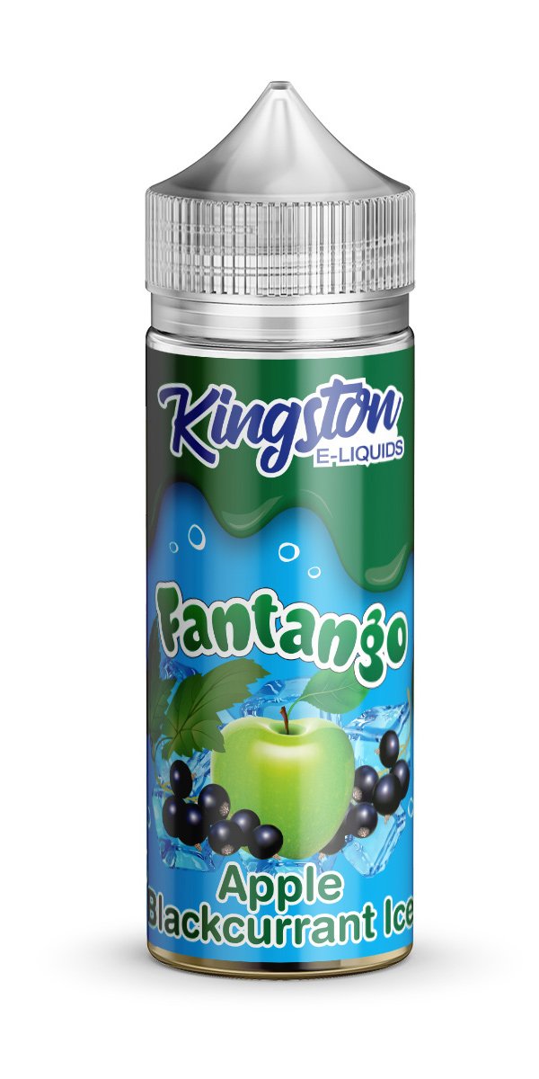 Kingston 120ml Shortfill Fantango Apple Blackcurrant Ice Vape Liquid