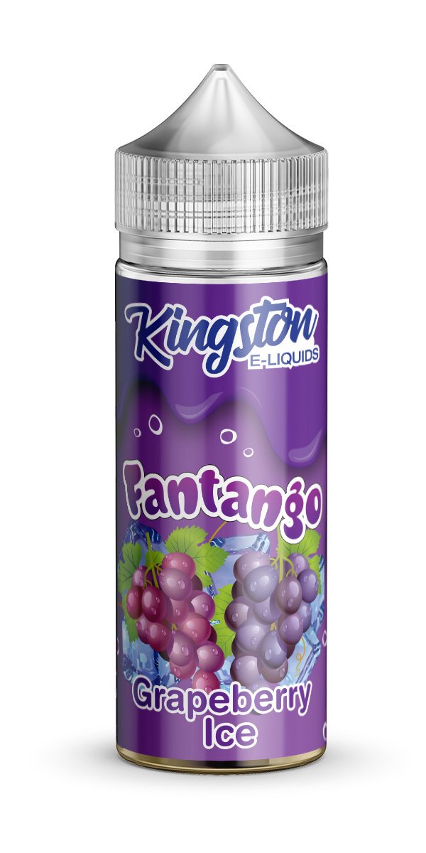 Kingston 120ml Shortfill Fantango Grapeberry ICe VApe Liquid
