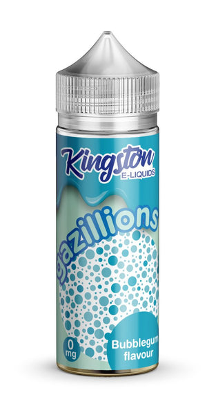 Kingston 120ml Shortfill Gazillions Bubblegum Vape E-Liquid