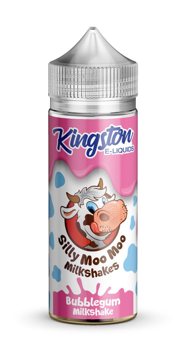 Kingston 120ml Shortfill Bubblegum Milkshake Vape E-Liquid