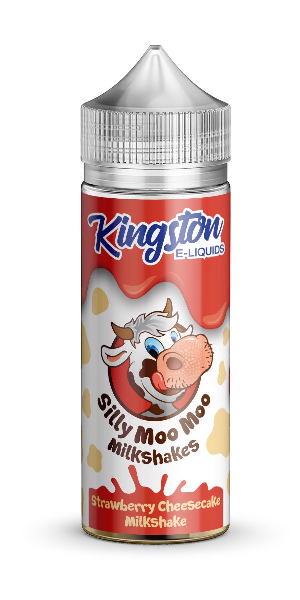 Kingston 120ml Shortfill Strawberry Cheesecake milkshake Vape E-Liquid