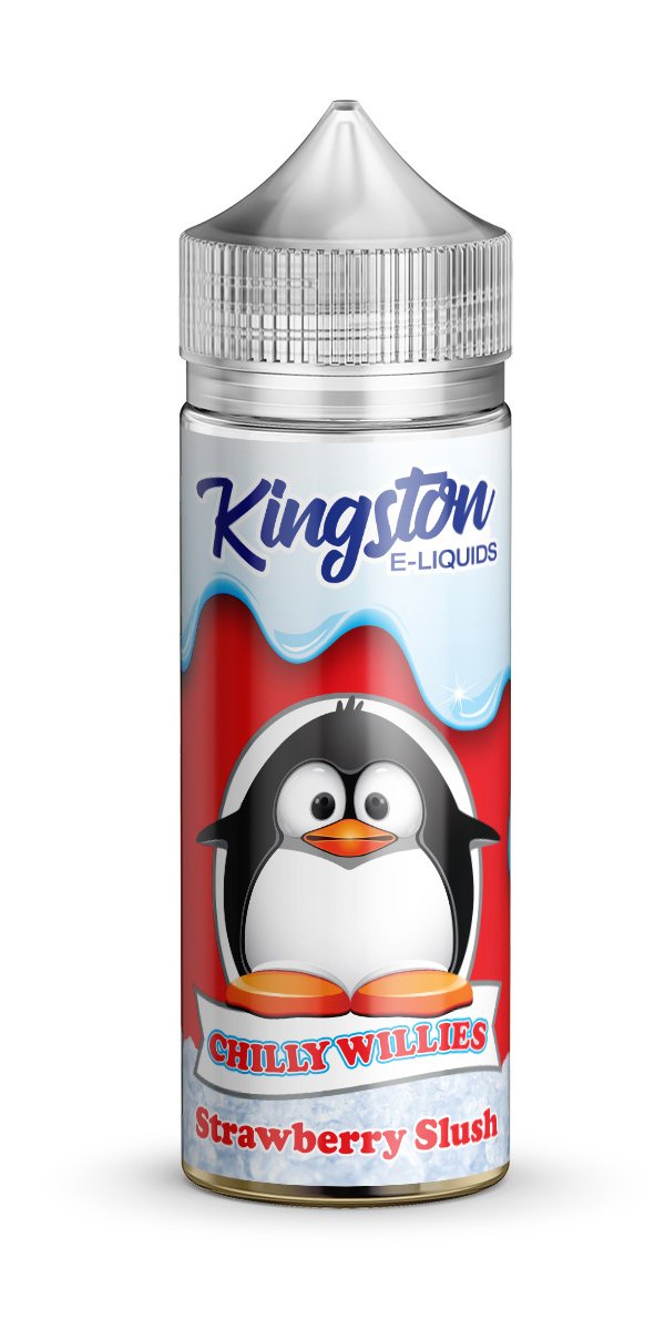 Kingston 120ml Shortfill Chilly Willies Strawberry Slush Vape Liquid 