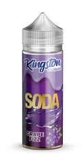 Kingston 120ml Shortfill Grape Fizz Vape E-Liquid