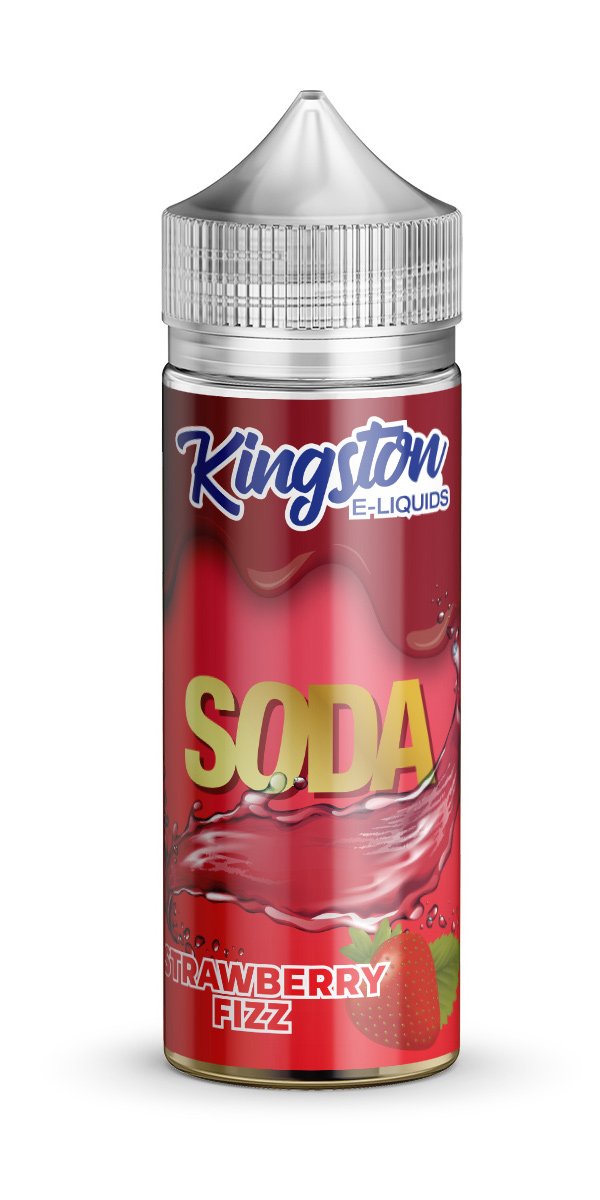 Kingston 120ml Shortfill Strawberry Fizz Vape E-Liquid