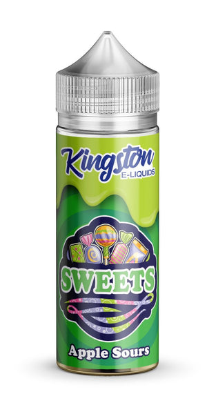 Kingston 120ml Shortfill Apple Sours Vape E-Liquid