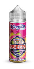 Kingston 120ml Shortfill Fizzy Rhubarb and custard Vape E-Liquid