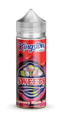 Kingston 120ml Shortfill Raspberry Black Jack Vape E-Liquid