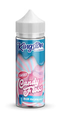 Kingston 120ml Shortfill Candy Floss Blue Raspberry Vape E-Liquid