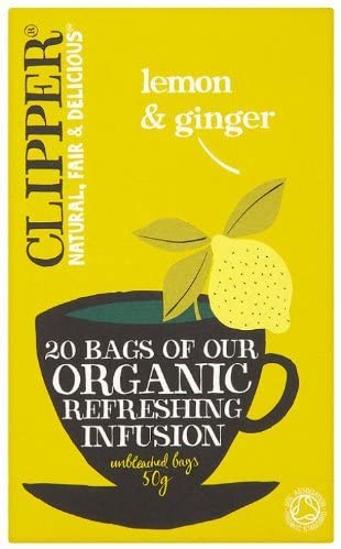Clipper Tea's Lemon and Ginger Tea Bags (20)
