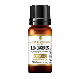 Amphora Aromatics Lemongrass Organic Essential Oil (10ml)