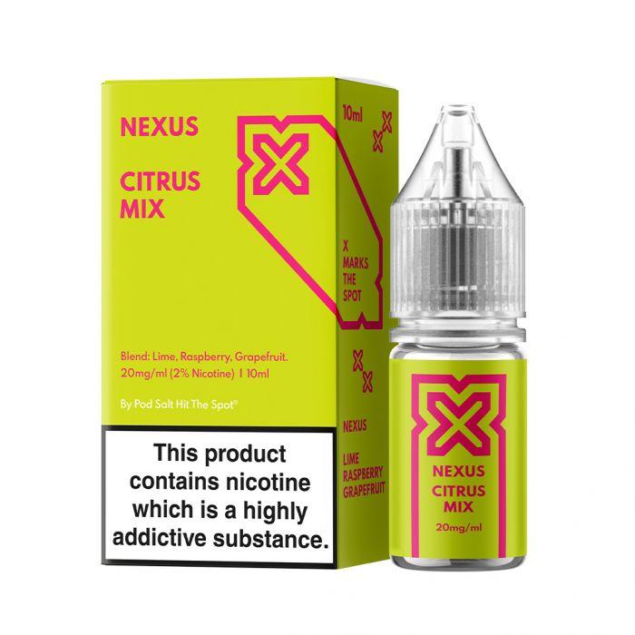Buy Pod Salt Nexus Nic. Salt- Citrus Mix Vape Liquid Online | Latchford Vape