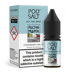 POD Salt Pacha Mama Strawberry Kiwi Ice 10ml Nic Salt