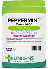 Peppermint Oil 50mg Capsules (100 Capsules)