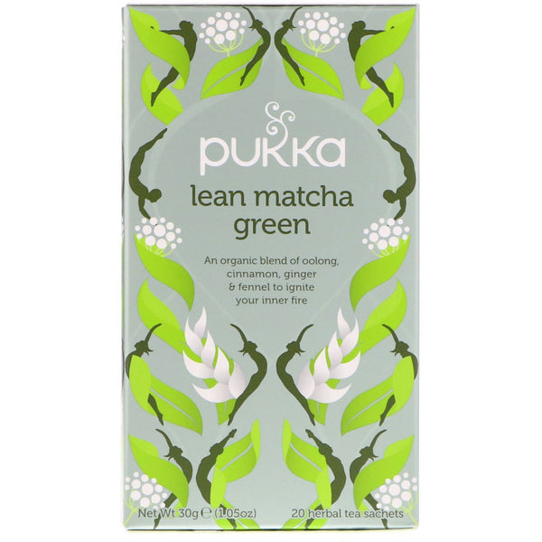 Pukka Teas Lean Matcha Green (20 Tea Bags)