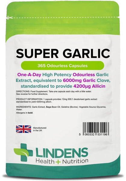 Linden Garlic 6000mg (365 Tablets)