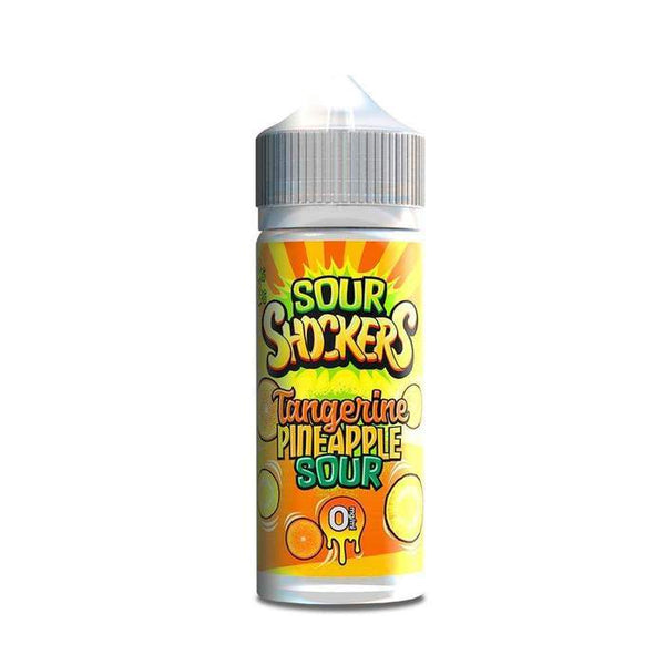Sour Shockers 120ml - Tangerine & Pineapple Sour  E-Liquid | Latchford Vape