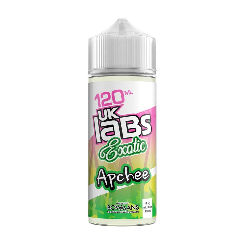 UK Labs 120ml Shortfill Exotic Apchee Vape E-Liquid
