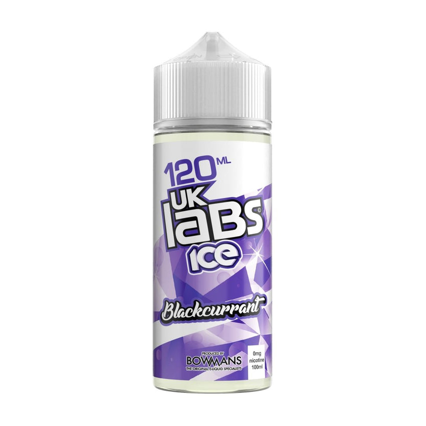UK Labs 120ml Shortfill Blackcurrant Ice Vape Liquid
