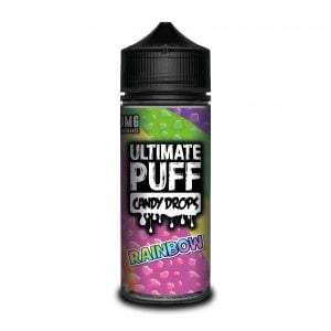 Ultimate Puff 120ml Shortfill Rainbow Candy Drops Vape E-Liquid
