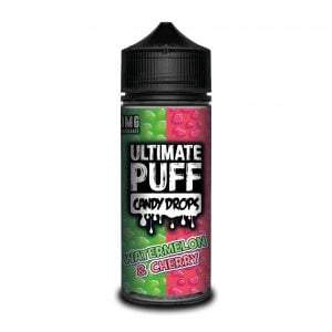 Ultimate Puff 120ml Shortfill Watermelon And Cherry Vape E-Liquid