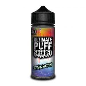Ultimate Puff 120ml Shortfill Rainbow Sherbet Vape Liquid